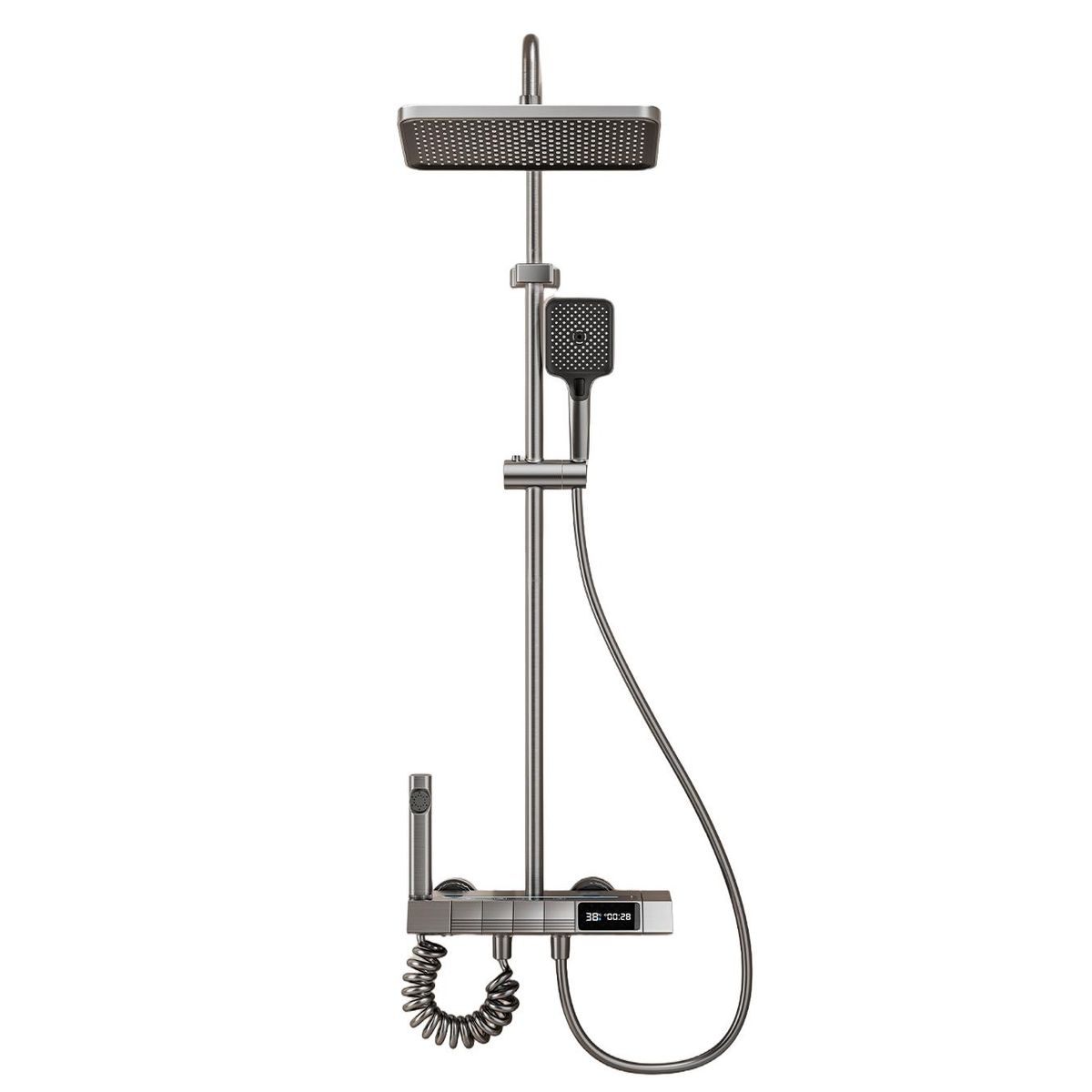 GENERICO - Ducha Columna Baño Moderna Botones Digital 4 Funciones Llave
