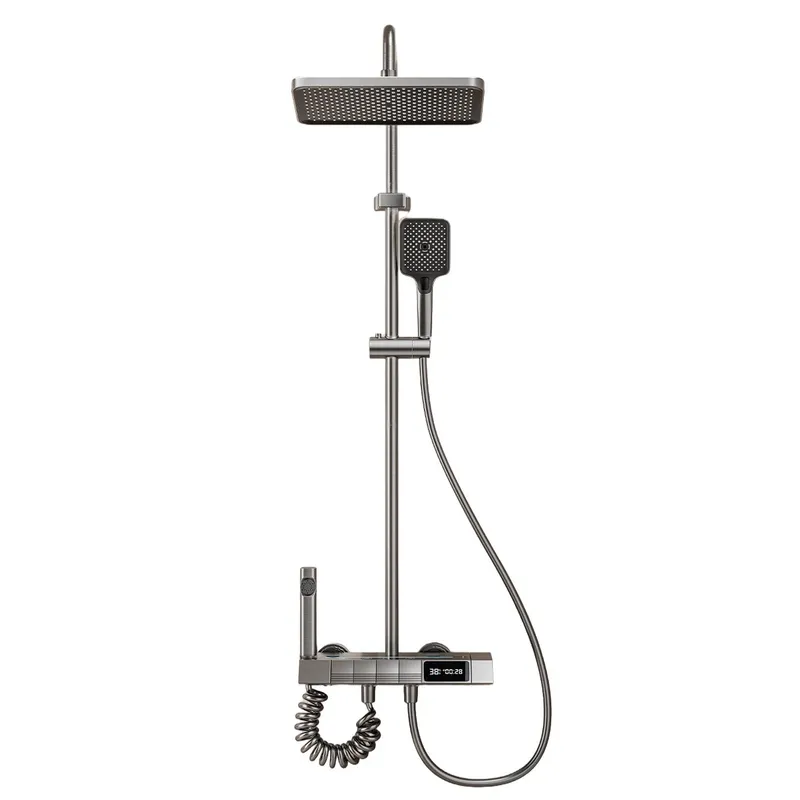 GENERICO - Ducha Columna Baño Moderna Botones Digital 4 Funciones Llave
