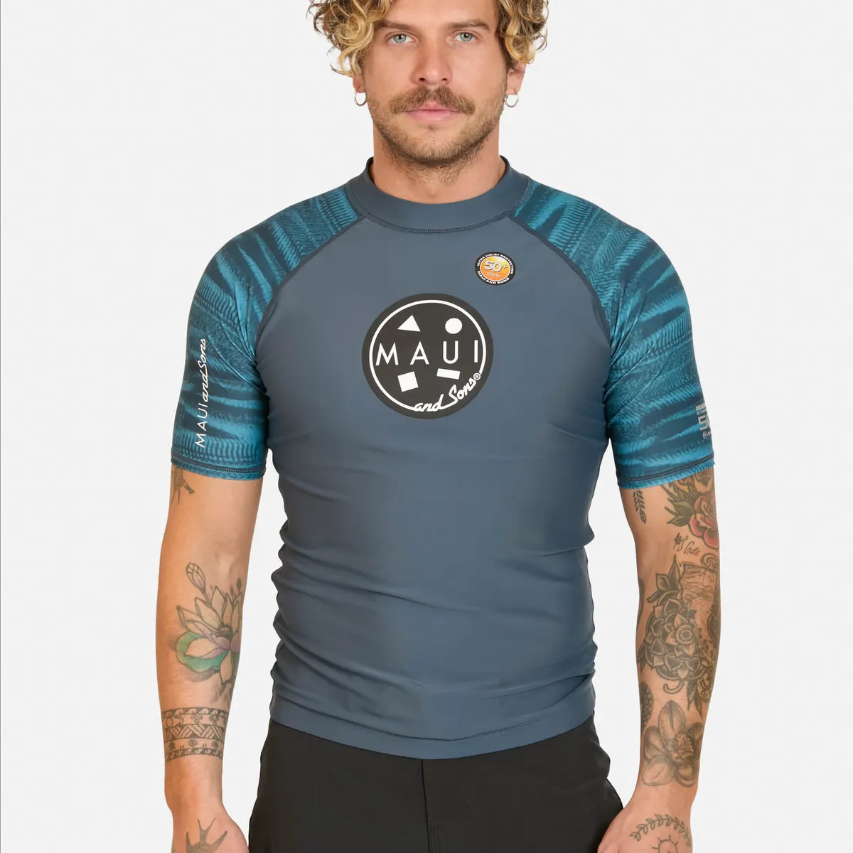 MAUI AND SONS - Polera UVP Maleko Multicolor Hombre Maui And Sons