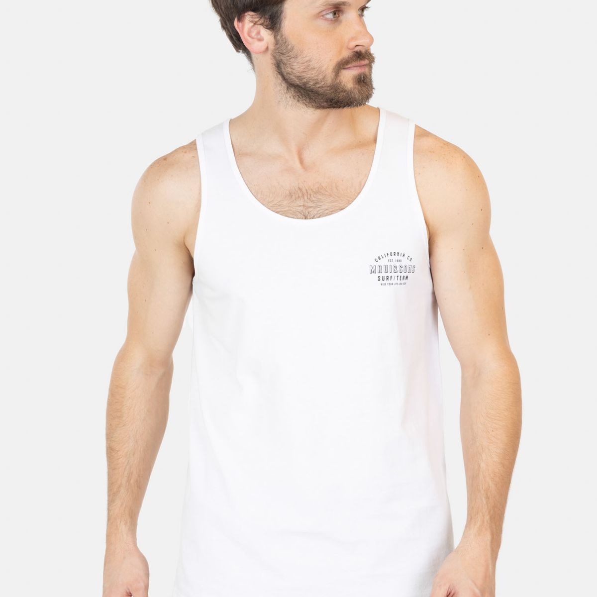 MAUI AND SONS - Polera UVP MareaVibe Blanco Hombre Maui And Sons