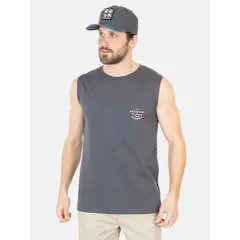 MAUI AND SONS - Polera UVP EcoSurf Gris Hombre