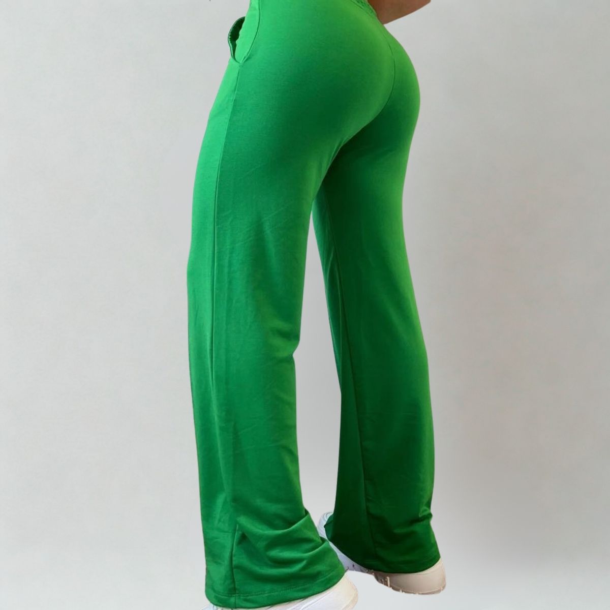 DESIGNERS - Pantalón de Mujer Palazzo Buzo Algodón