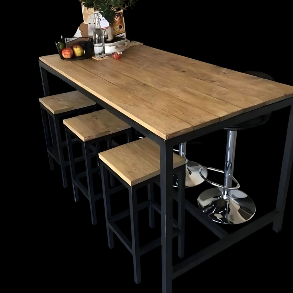 GENERICO - Mesa Aconcagua Con 4 Banquetas