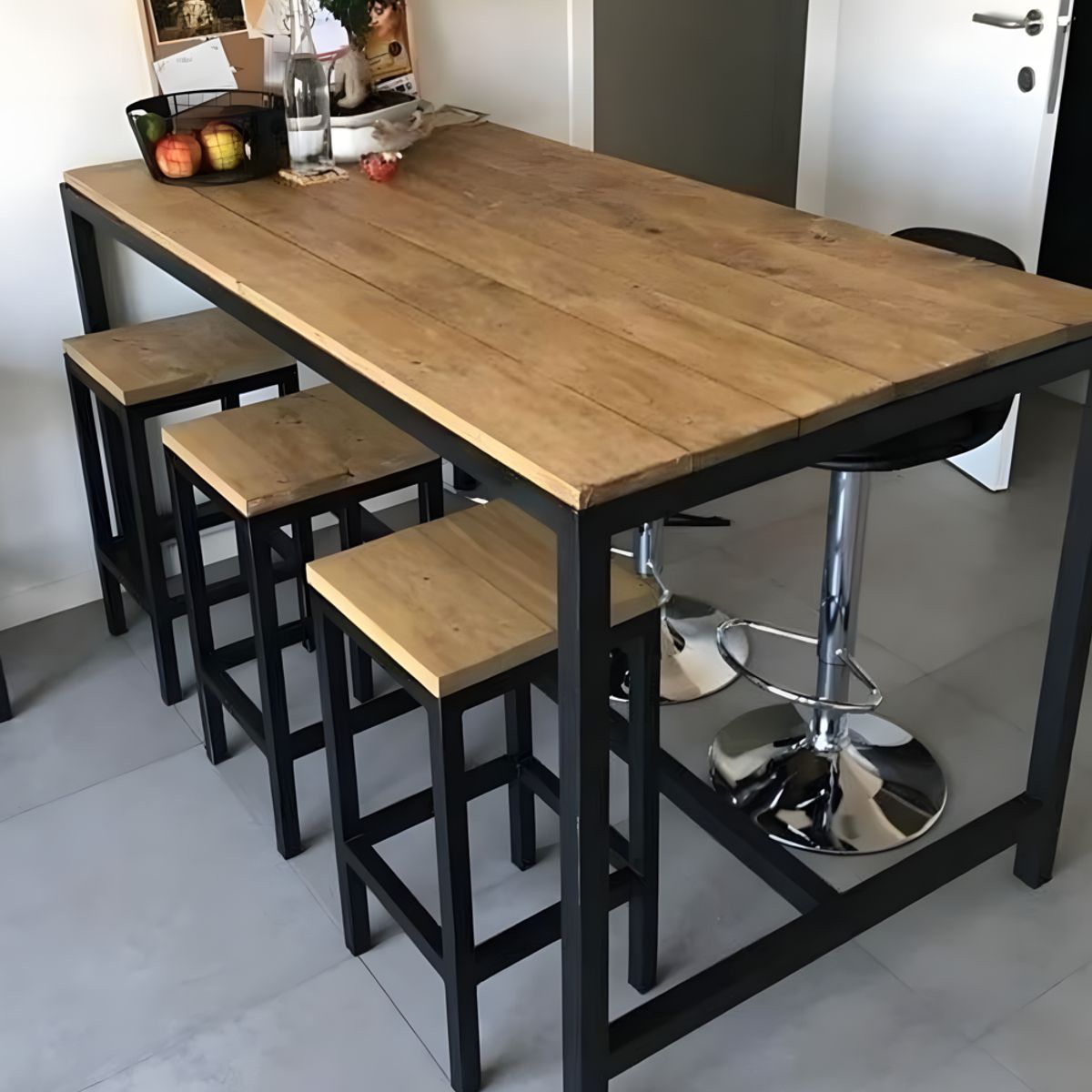 GENERICO - Mesa Aconcagua Con 4 Banquetas