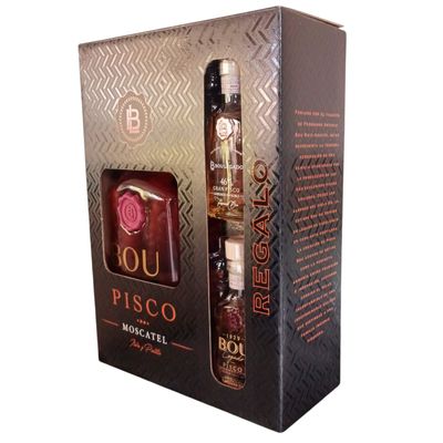 Imagen 2 del producto Pisco Legado GANADOR MEJOR PISCO DEL MUNDO + Miniaturas