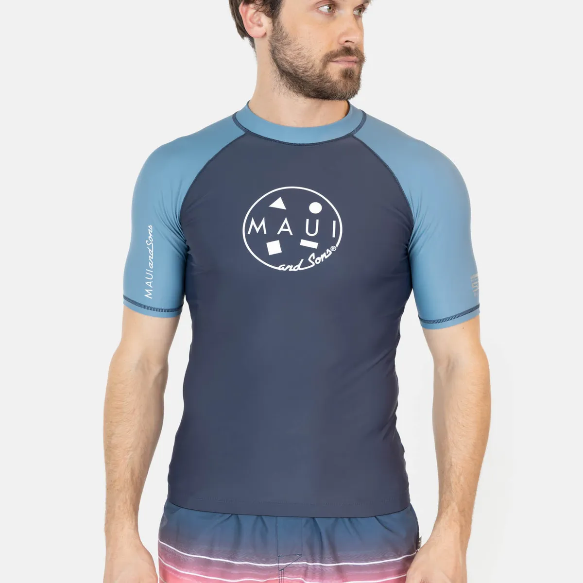 MAUI AND SONS - Polera UVP Meika Azul Hombre Maui And Sons