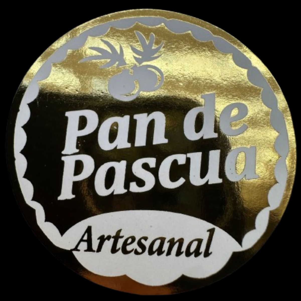 GENERICO - Sticker Pan de Pascua 100un 38mm