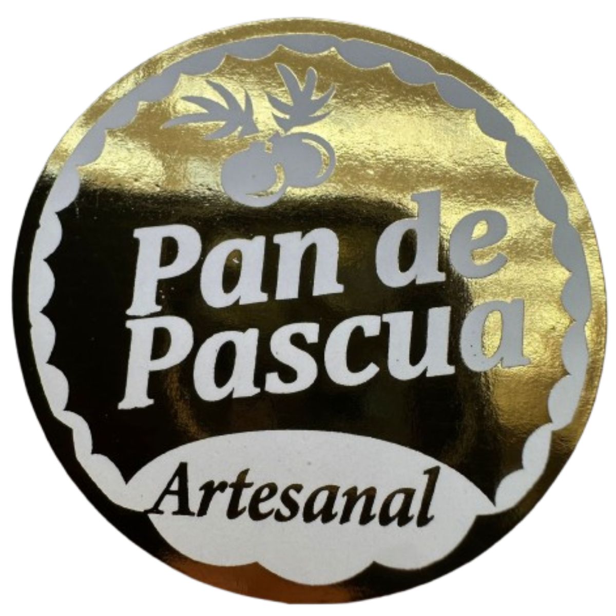 GENERICO - Sticker Pan de Pascua 100un 38mm