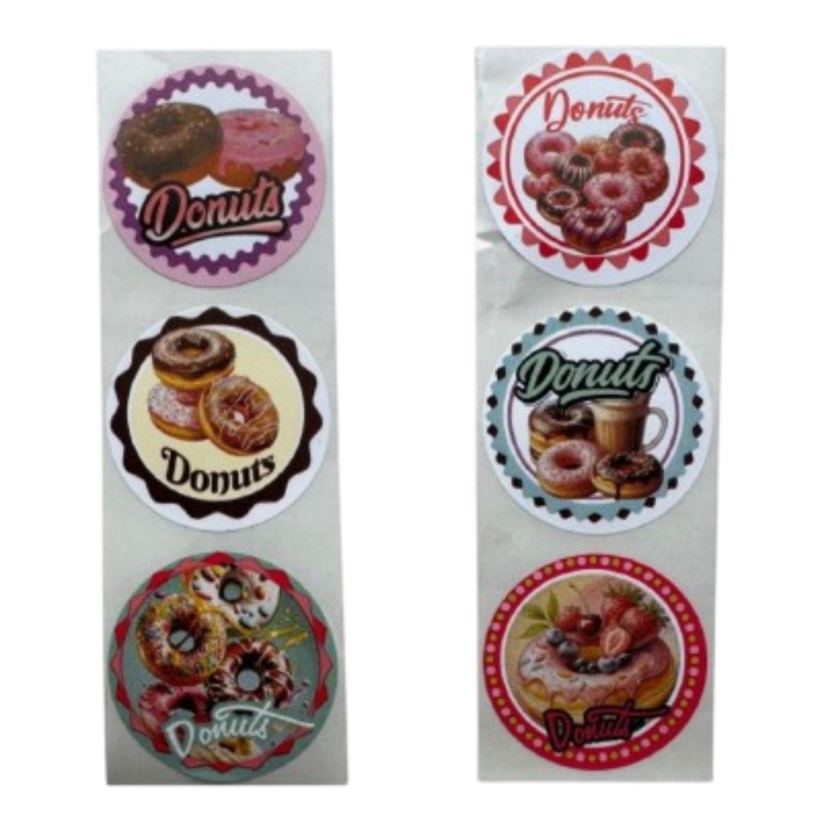 GENERICO - Sticker Donas A 38mm 100un