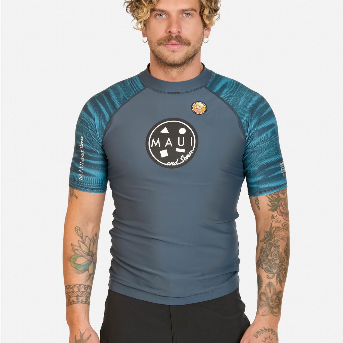 MAUI AND SONS - Polera UVP Maleko Multicolor Hombre Maui And Sons