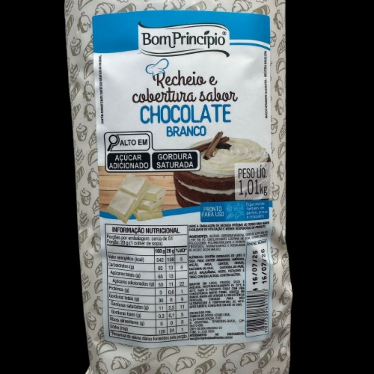 GENERICO - Relleno Chocolate Blanco Bon Principio 1kg