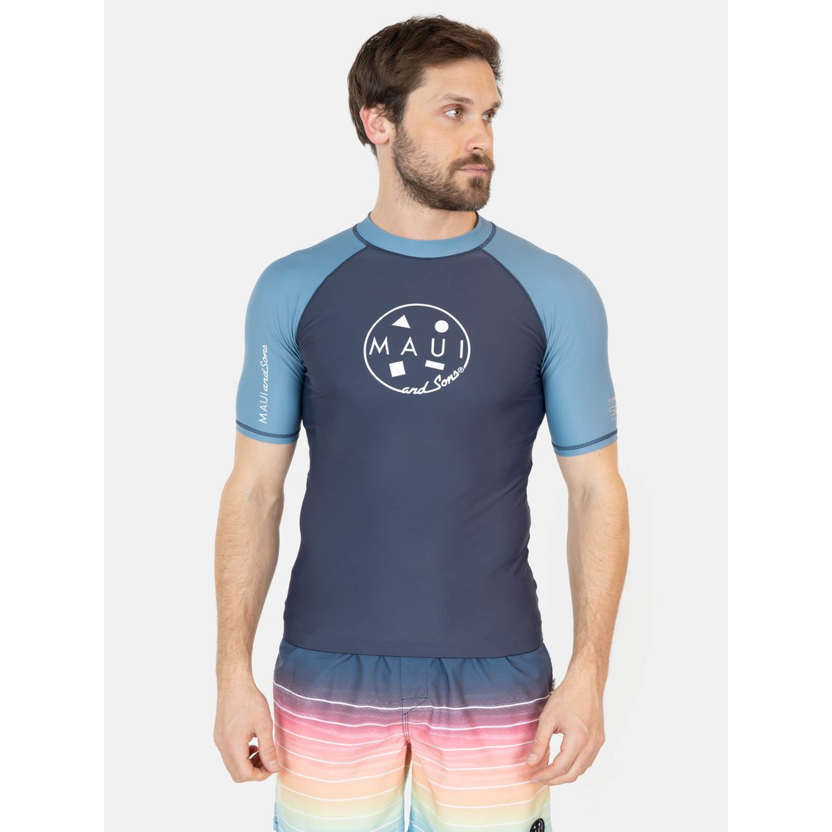 MAUI AND SONS - Polera UVP Meika Azul Hombre Maui And Sons