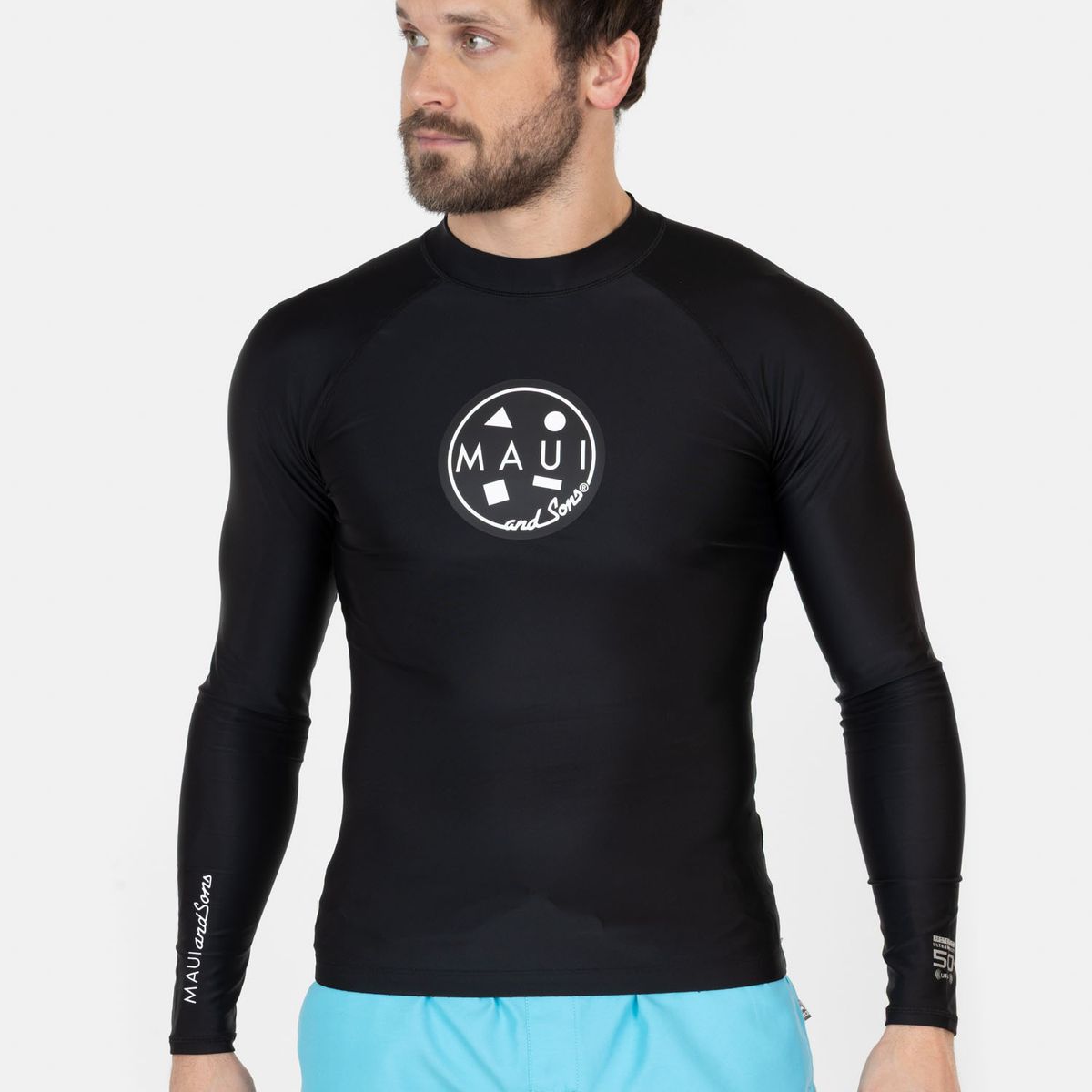 MAUI AND SONS - Polera UVP Lokai Negro Hombre Maui And Sons
