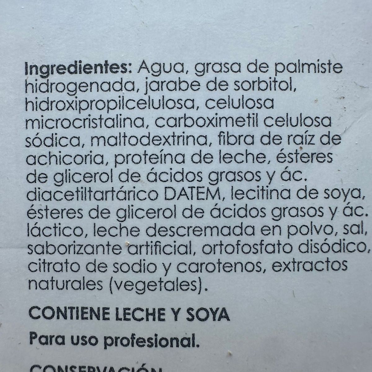GENERICO - Crema Vegetal Festipak Sin Azucar Puratos 1Lt