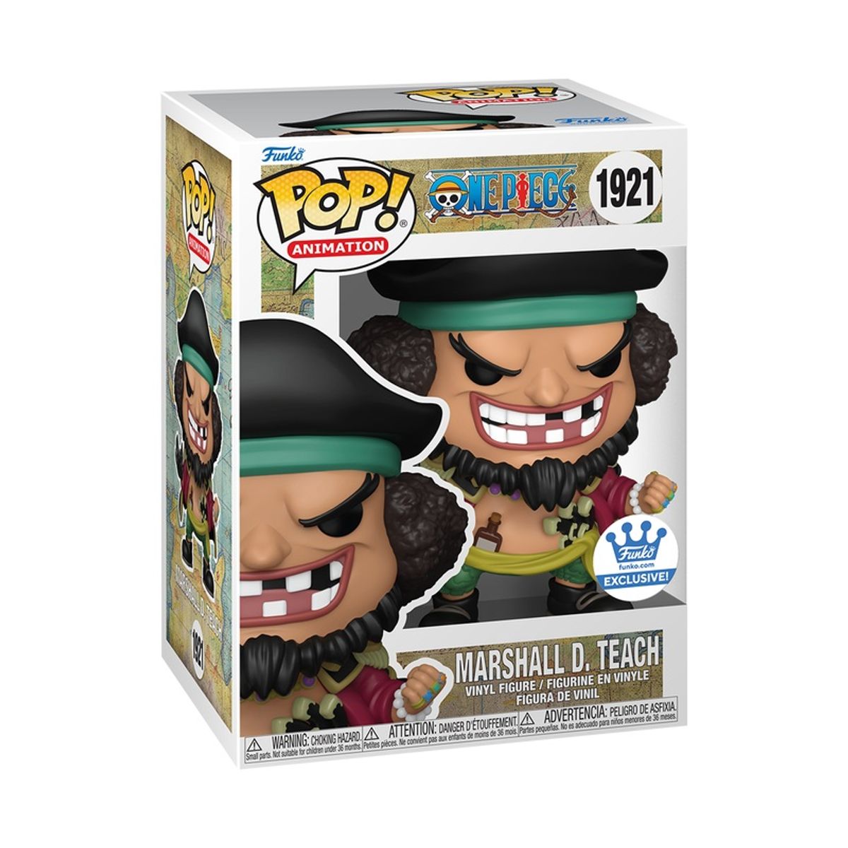 FUNKO - Funko Pop One Piece Barbanegra 1921 + Protector