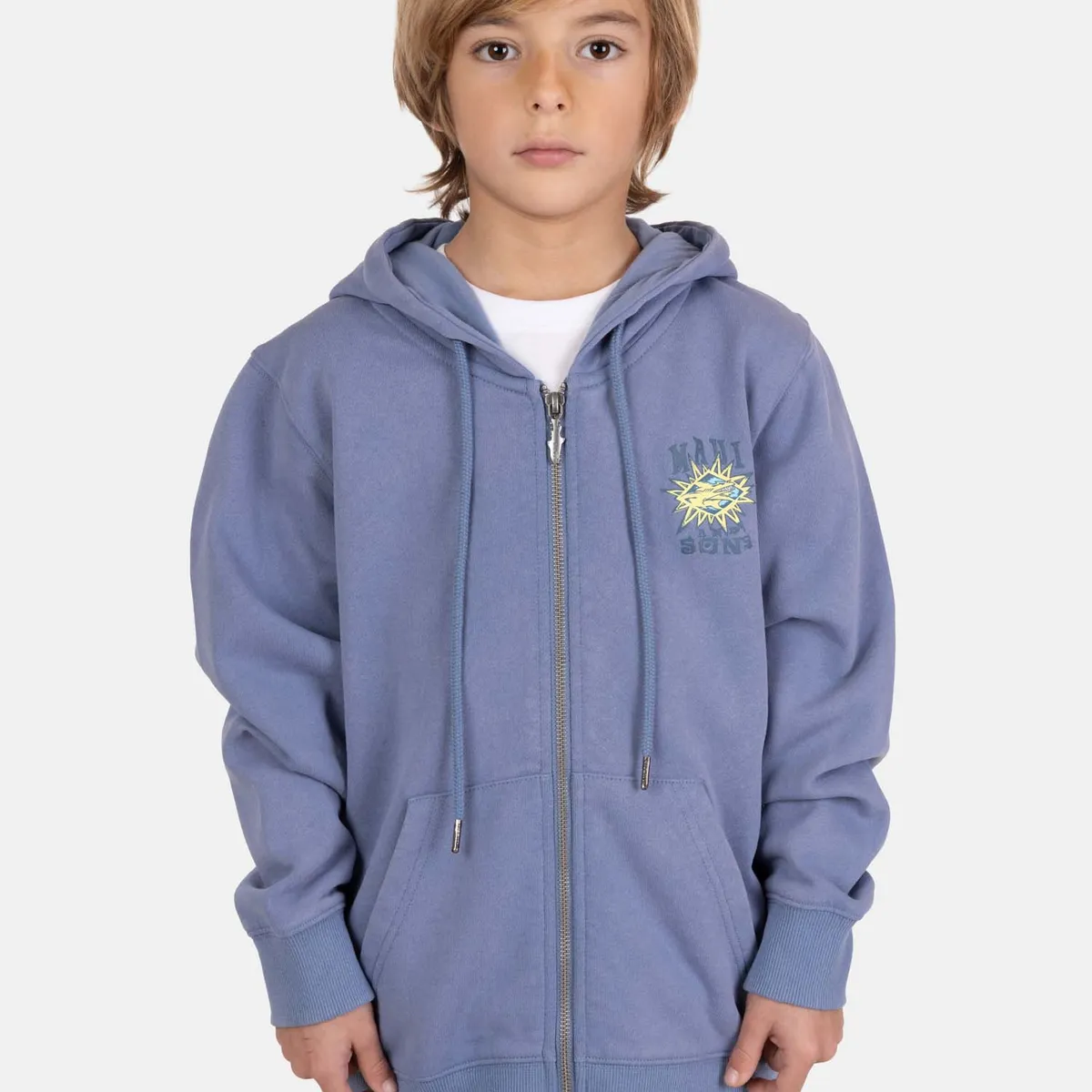 MAUI AND SONS - Poleron FZ Nalu Morado Infantil Maui And Sons
