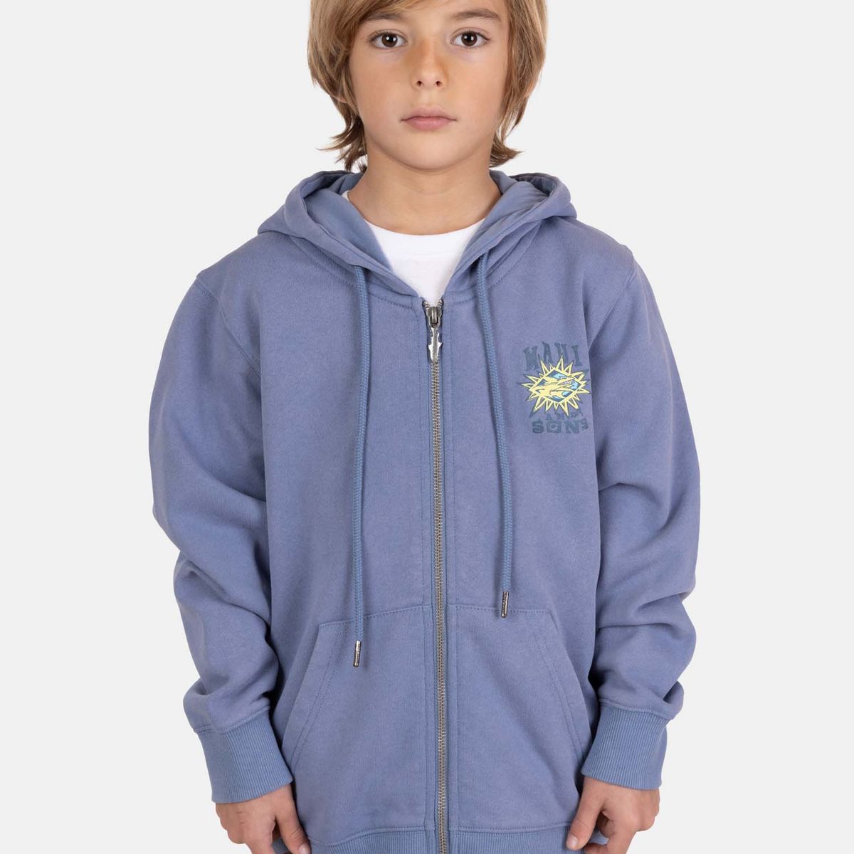 MAUI AND SONS - Poleron FZ Nalu Morado Infantil Maui And Sons