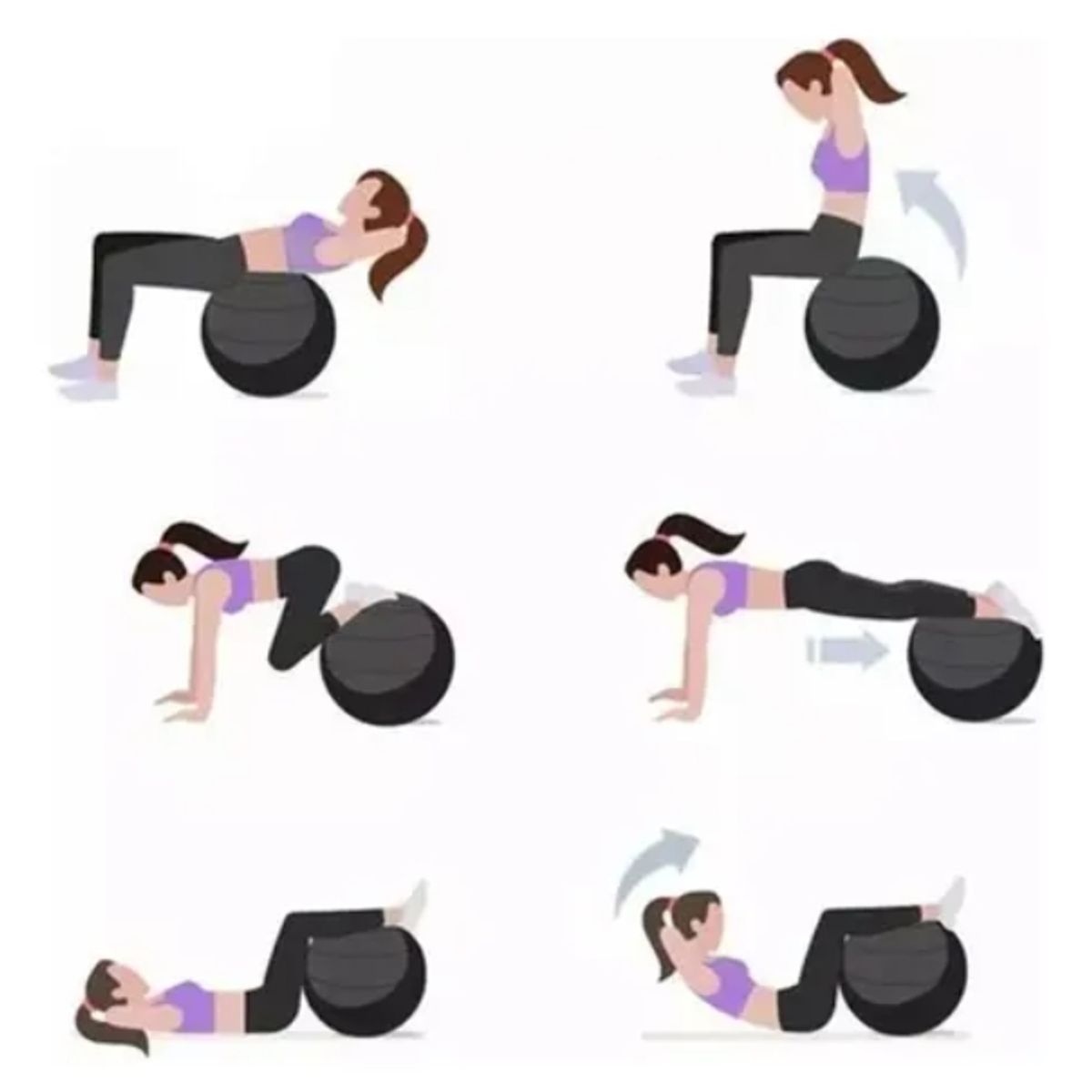 GENERICO - Pelota Balon 75 Cm Pilates Yoga + Inflador