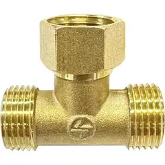 GENERICO - Conector Tipo T Macho Hembra Rosca 12 He He Hi Derivación