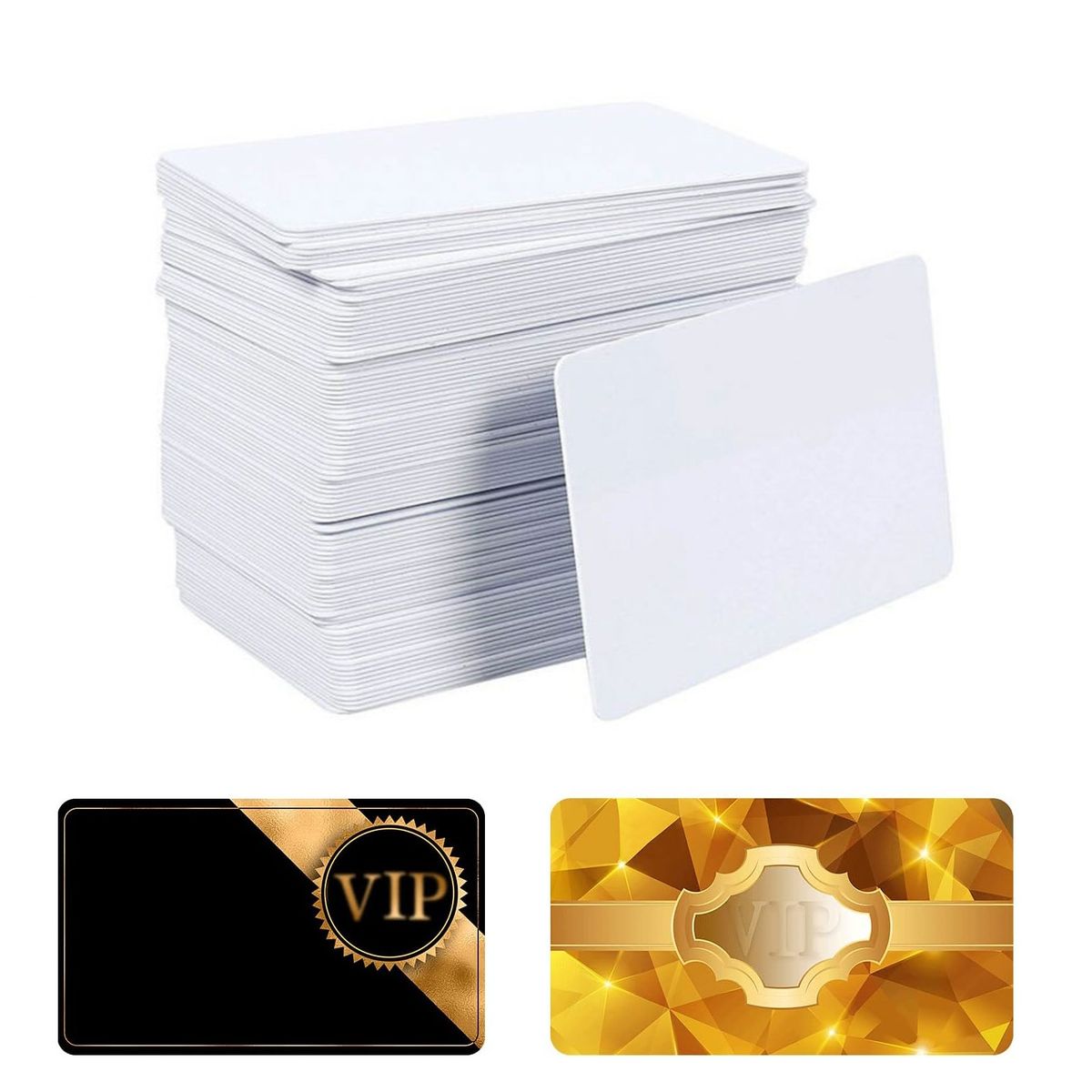 GENERICO - 100 Credenciales Pvc Impresión Inkjet O Sublimación