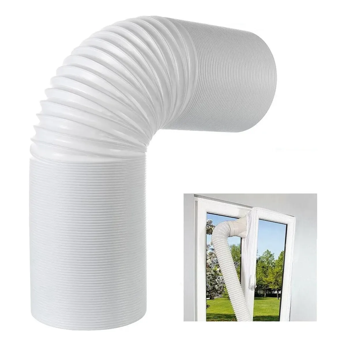 GENERICO - Tubo O Manga Aire Acondicionado 3mtsx13cm Flexible