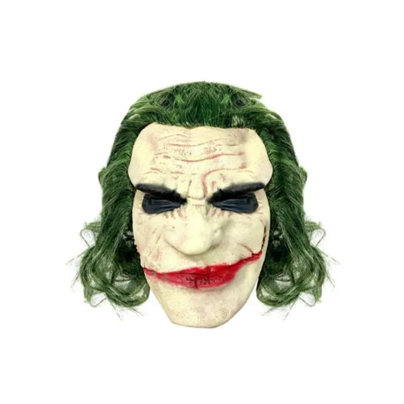 GENERICO - Mascara Halloween Payaso Loco 1 Unidad (D.A)