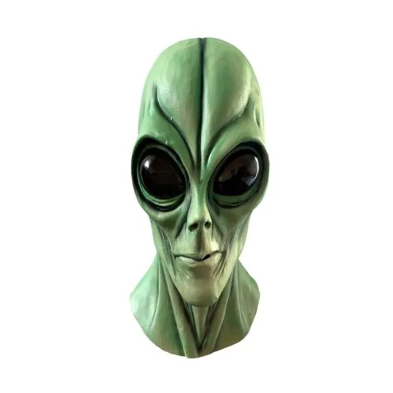 GENERICO - Mascara Latex Alien Verde X 1 Unidad