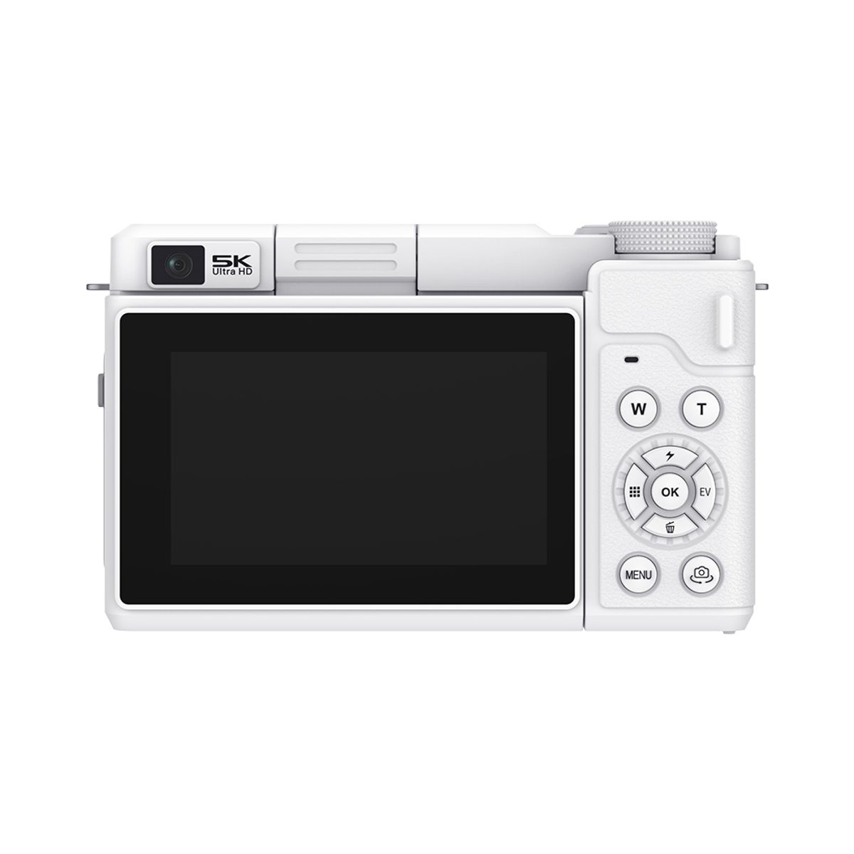 RENVMEXY - Cámara Vlog X7 5K - Pantalla Flip 80MP WiFi y Micrófono