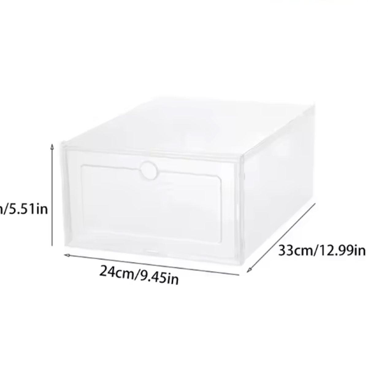 GENERICO - Cajas Organizadores De Zapatos Pack Con 10 Unidades