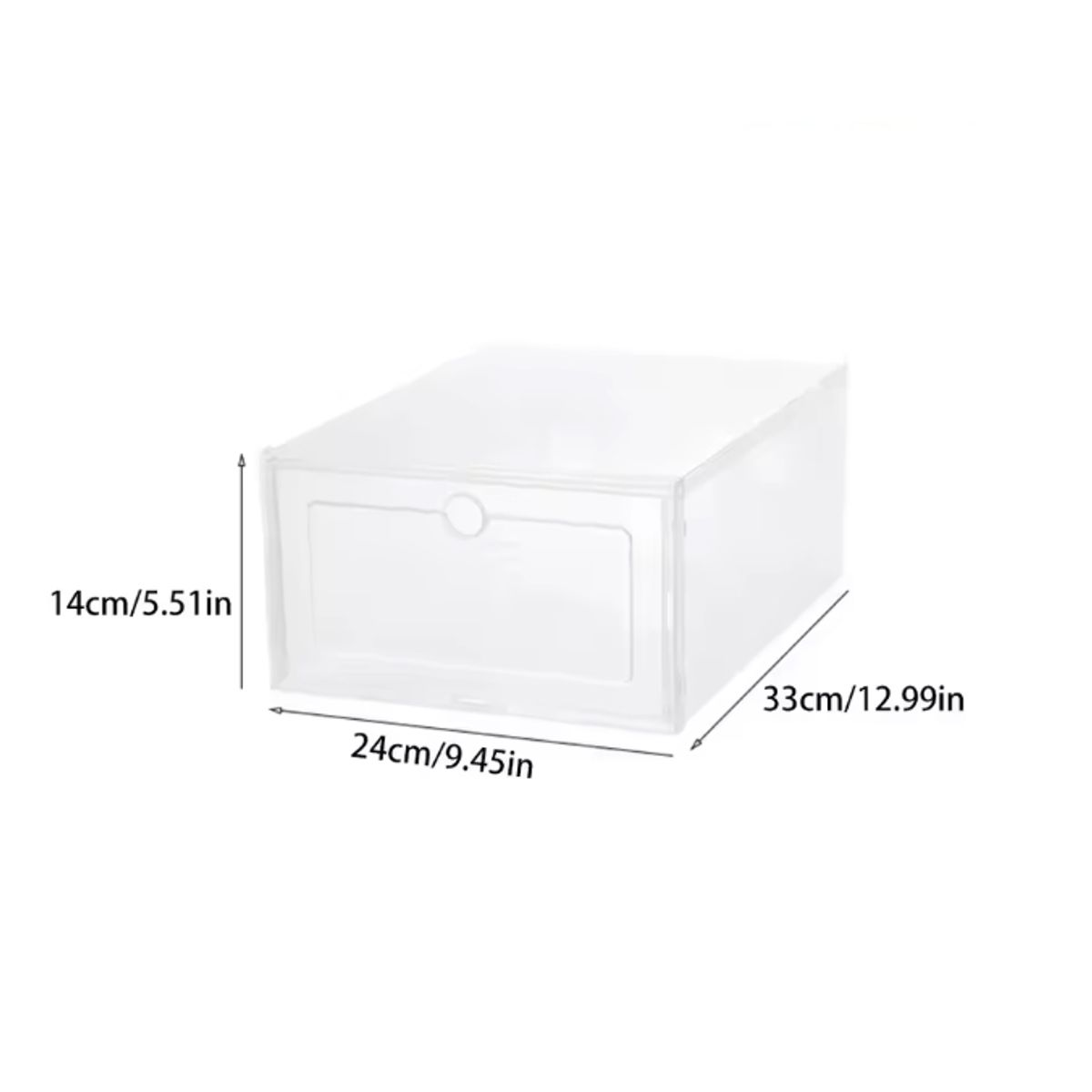 GENERICO - Cajas Organizadores De Zapatos Pack Con 10 Unidades