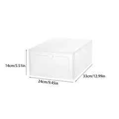 GENERICO - Cajas Organizadores De Zapatos Pack Con 10 Unidades