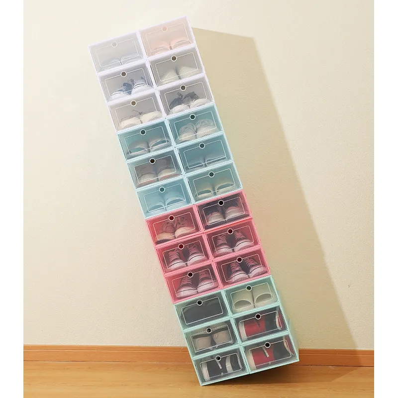 GENERICO - Cajas Organizadores De Zapatos Pack Con 10 Unidades