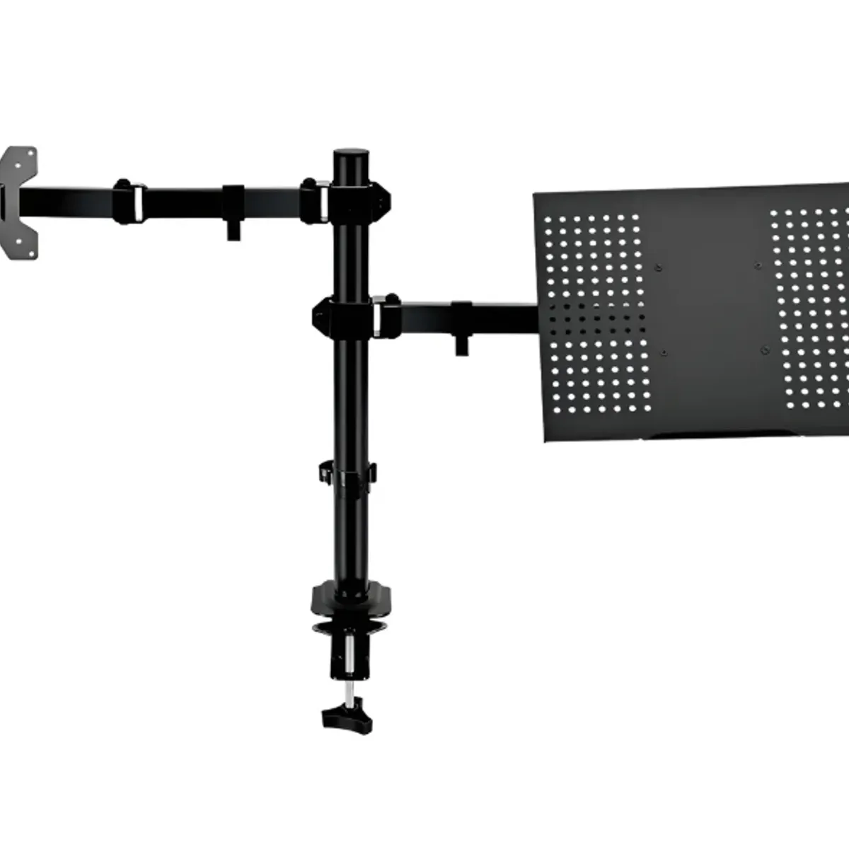 GENERICO - Soporte Monitor Y Notebook Brazo Articulado Escritorio