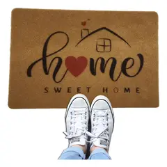GENERICO - Alfombra Limpia Pies Felpudo Alfombra Home 4060cm