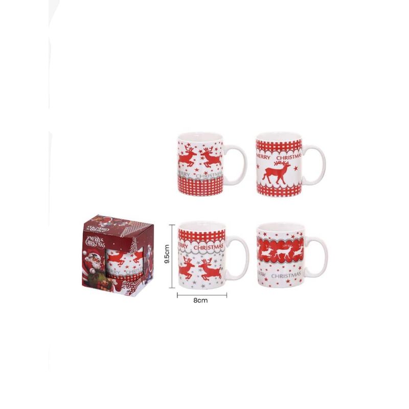 GENERICO - TAZA DE RENOS NAVIDEÑOS 11onz