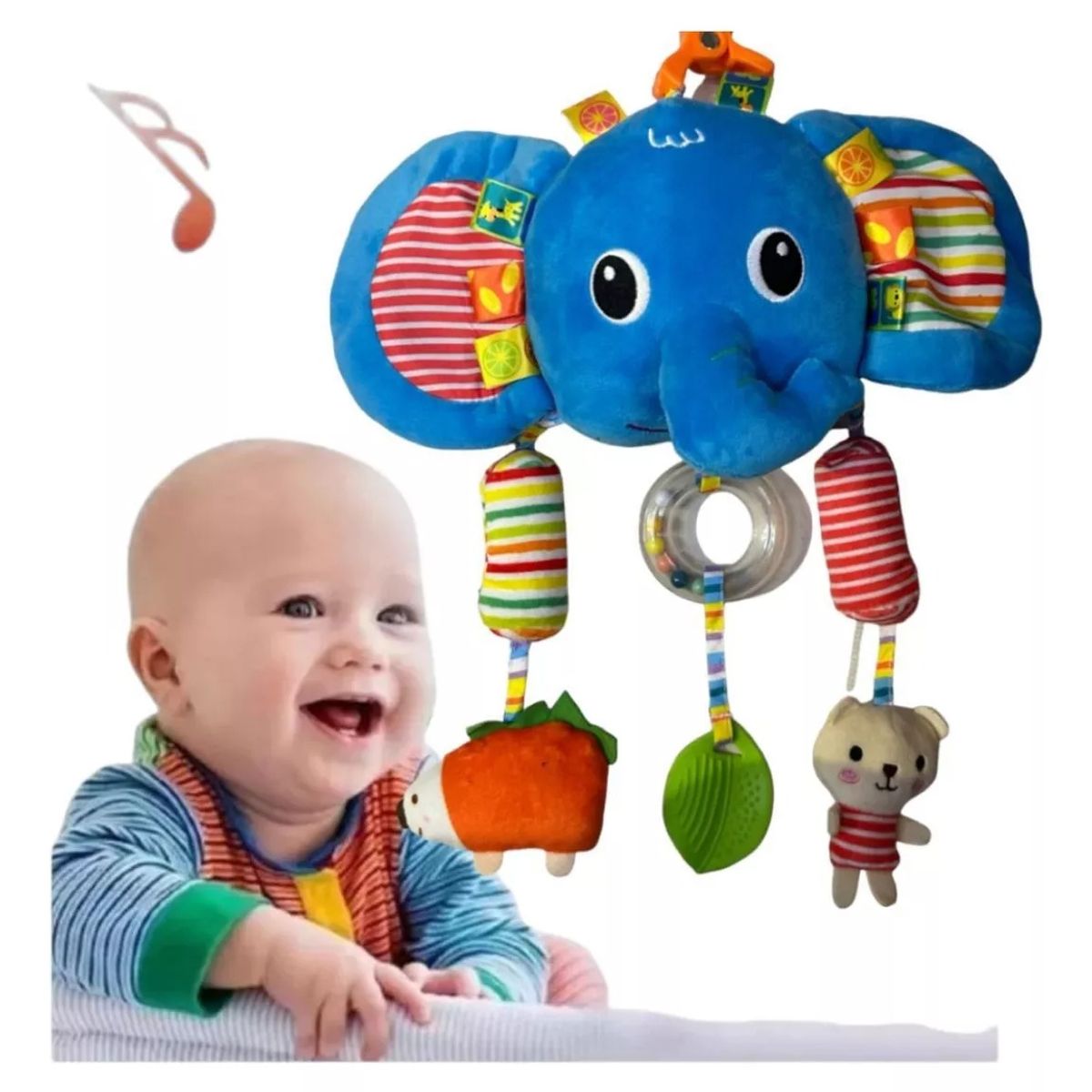 GENERICO - Juguete Sonajero Bebe Asiento De Coche Y Cuna Juguete Bebe