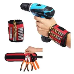 OFERTABKN - Pulsera Muñequera Magnética Sujeta Herramientas Tornillos