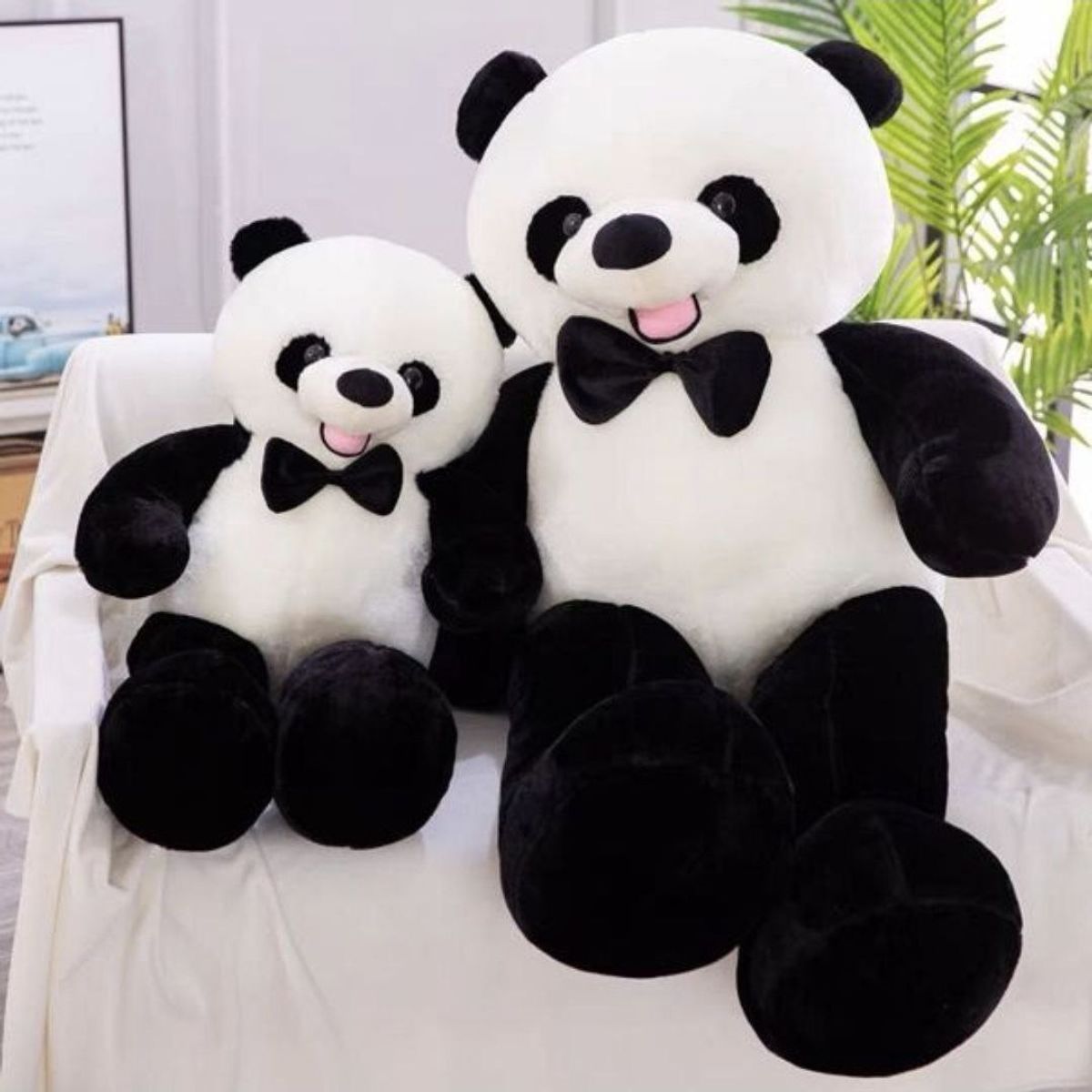 GENERICO - Oso Panda de Peluche Gigante 140 cm