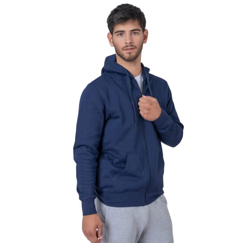 MPROPIA - Polerón Hombre Con Capucha Y Cierre. Delgado Verano Unisex 3017