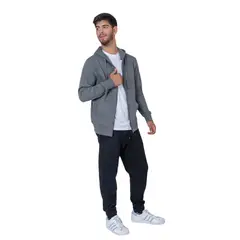 MPROPIA - Polerón Hombre Con Capucha Y Cierre. Delgado Verano Unisex 3017