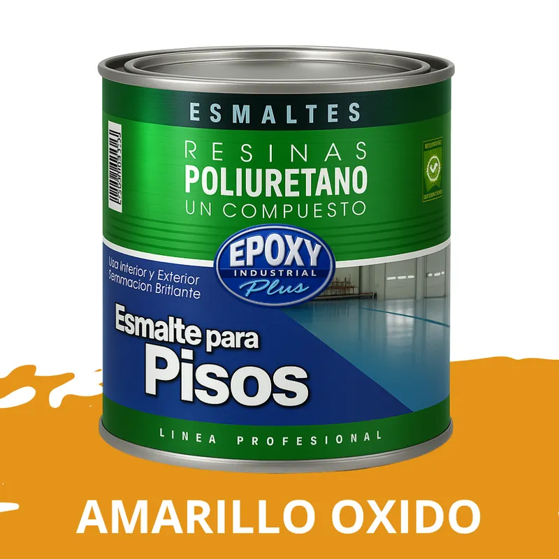 EPOXY - PINTURA PISOS ALTO TRÁFICO - POLIURETANO BASE AGUA 1K  - 1L OCRE