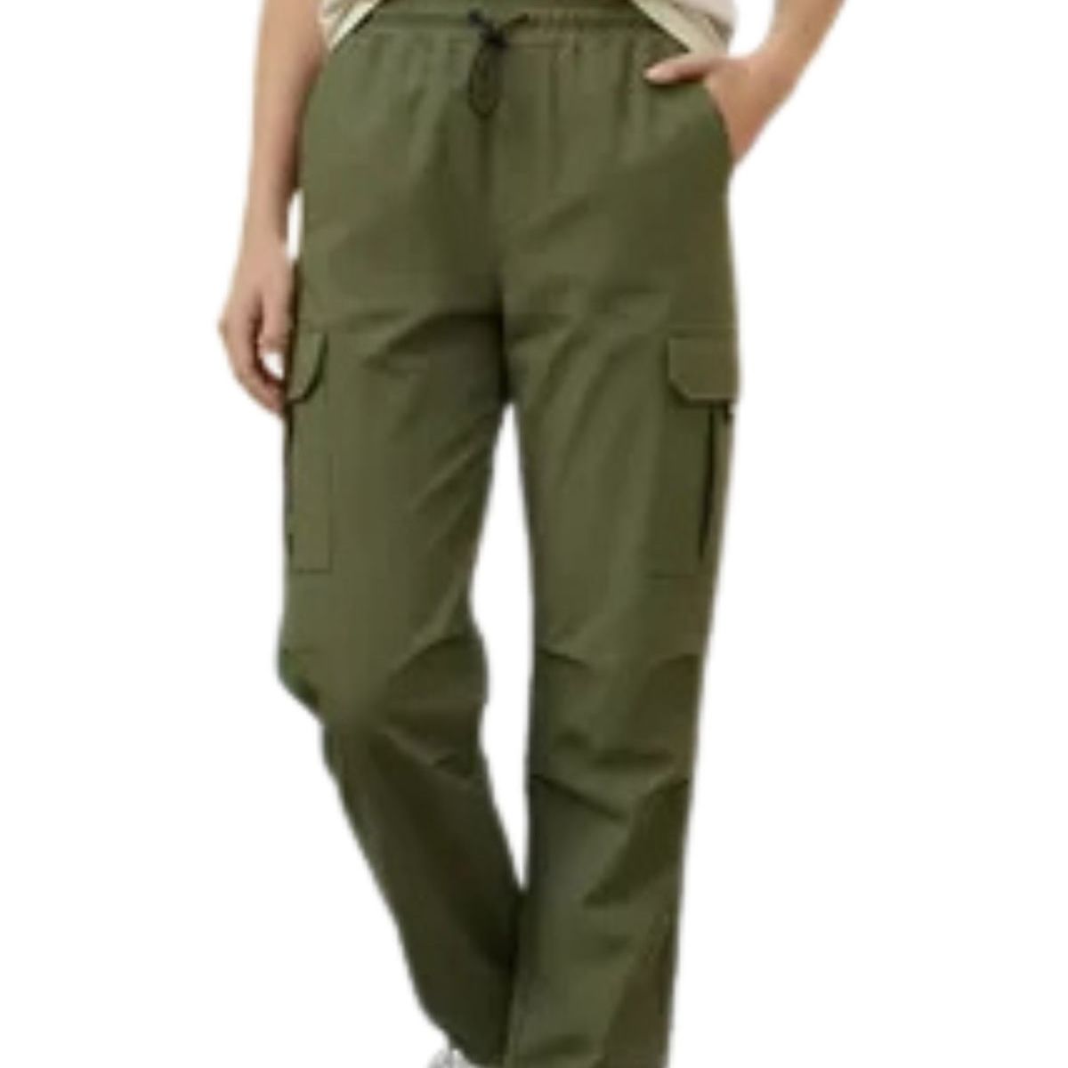 LOOK SHOP - Pantalón Cargo Verano Mujer.tela Secado Rápido Con Bolsillos 2609