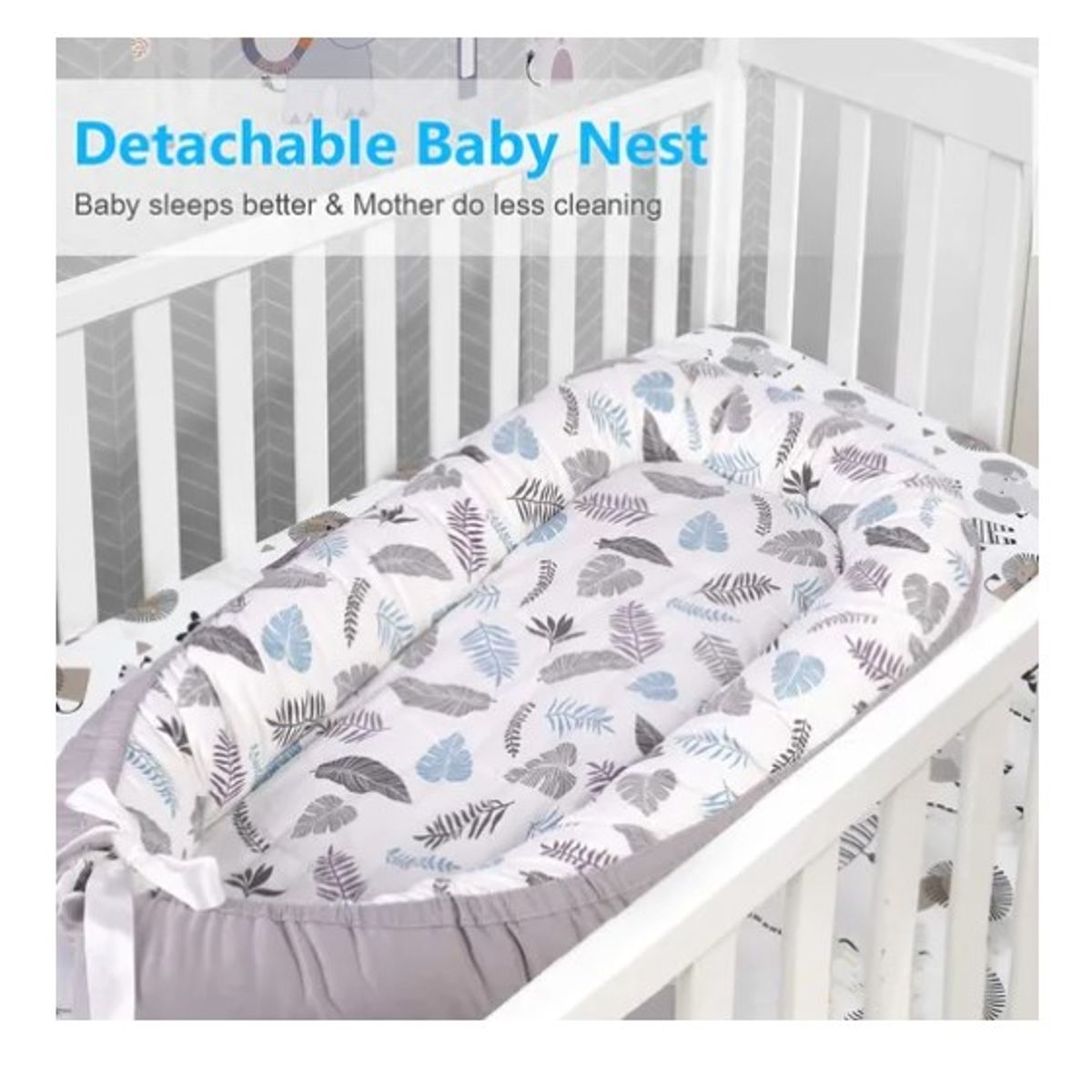OFERTABKN - Cama Cojín Nido Colecho De Algodón Para Bebe