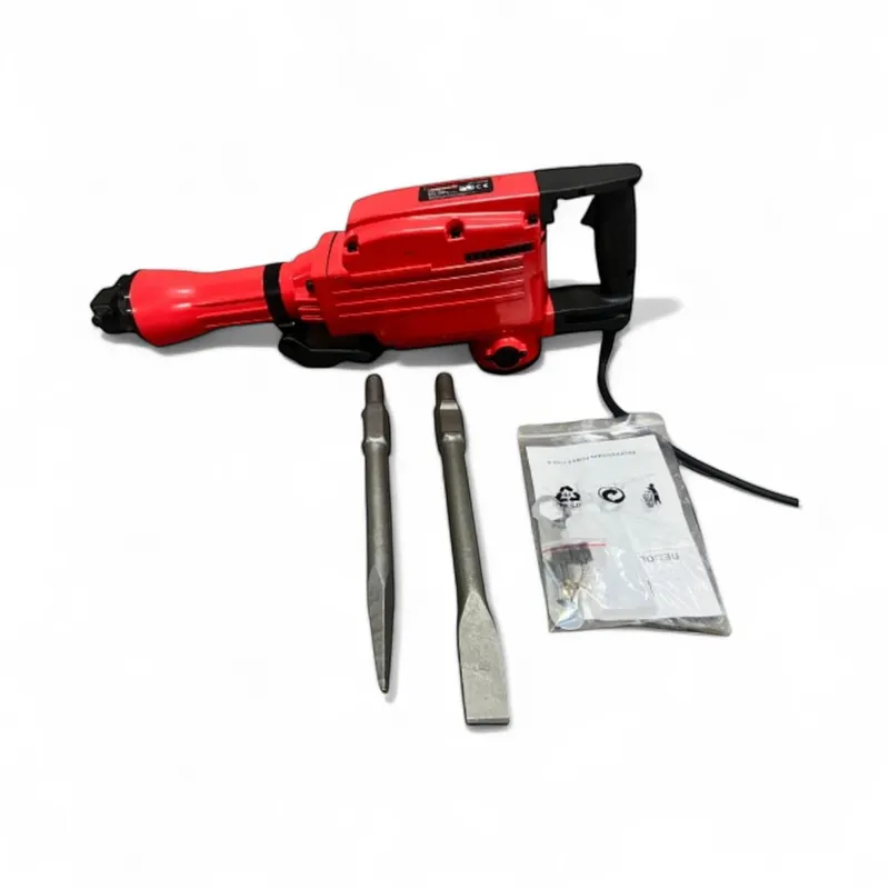 GENERICO - Cango Demoledor 1750w Lic Japones + 2 Punta Cinceladora