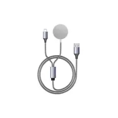 GENERICO - Cable Cargador 2 en 1 Lighting y Apple Watch PD-W13