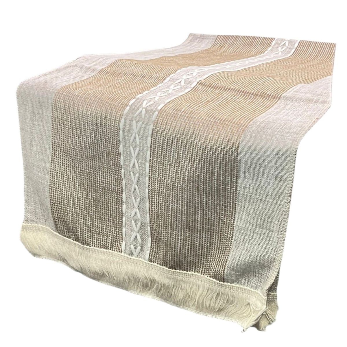 OEM - Mantel Camino De Mesa Rectangular Tejido Bordado 180x37cm