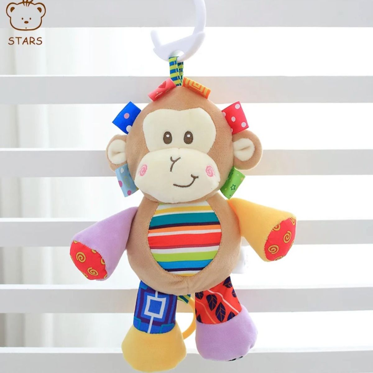 GENERICO - Sonajero Peluche Estimulación Sensorial Bebé