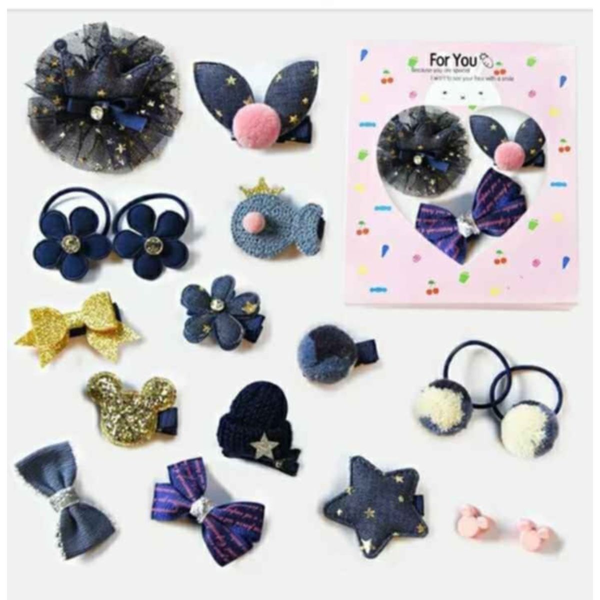 GENERICO - Set accesorios para cabello para niña