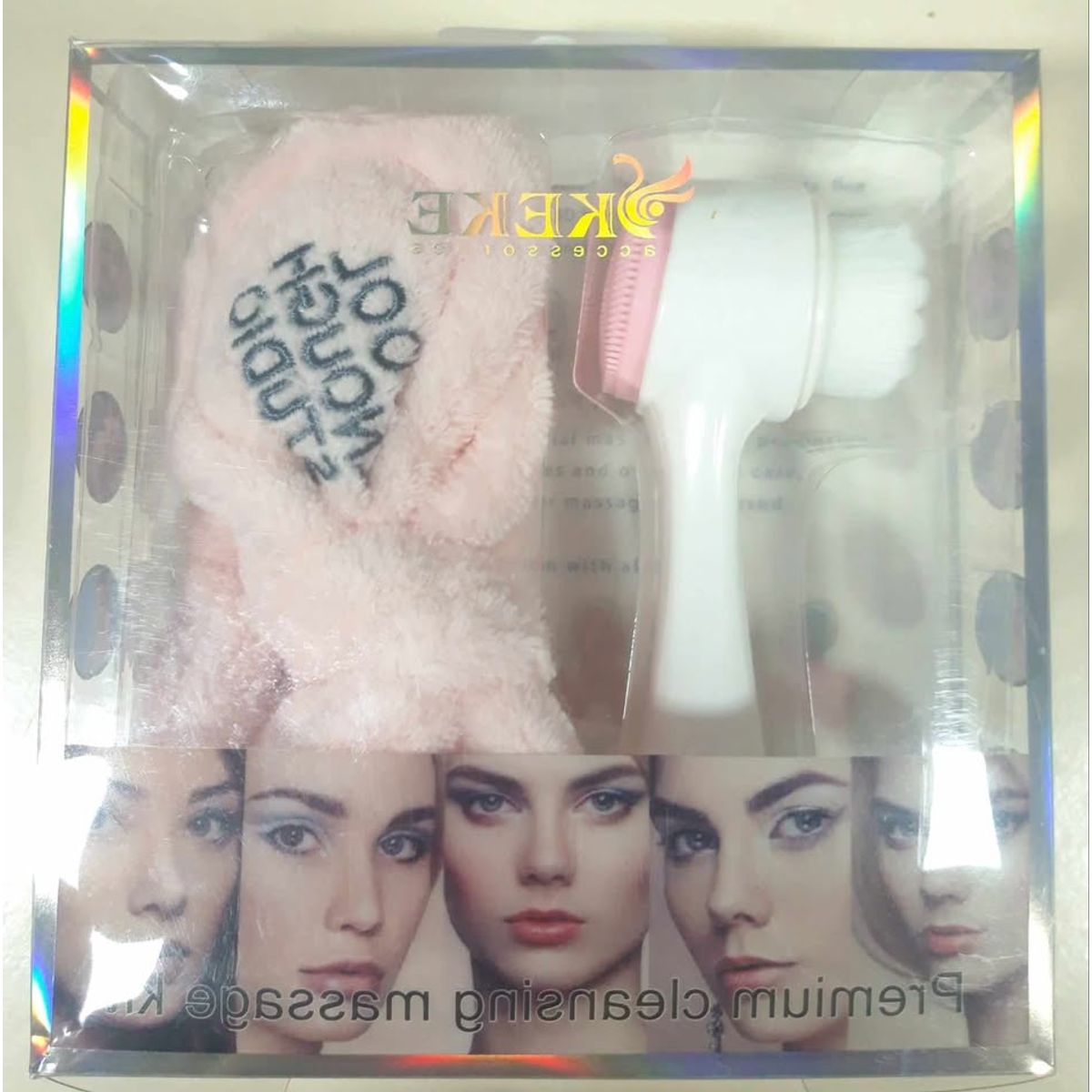 GENERICO - Kit Brocha Cepillo Limpieza Facial y cintillo