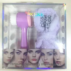 GENERICO - Kit Brocha Cepillo Limpieza Facial y cintillo